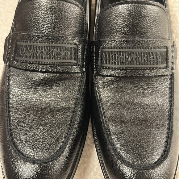 calvin Klein size 12, black Loafers, pre-owned - Picture 5 of 14